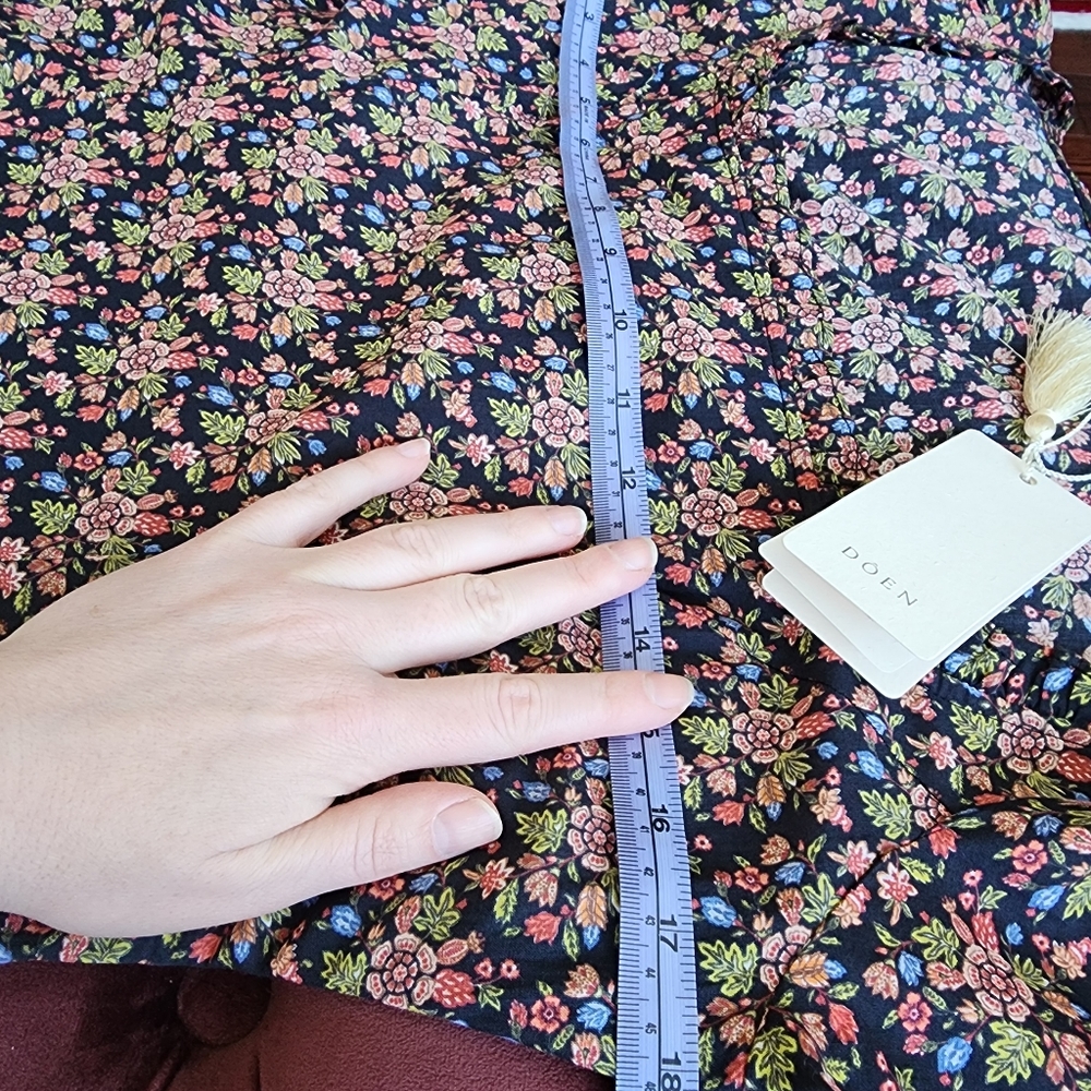 DÔEN NWT MARISA DRESS - NOIR FOREST FLORAL size medium - Picture 5 of 11